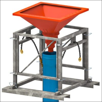 SlikTremie with steel frame and SlikFunnel.